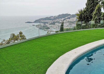 Césped Reciclado para PISCINAS HOTELES